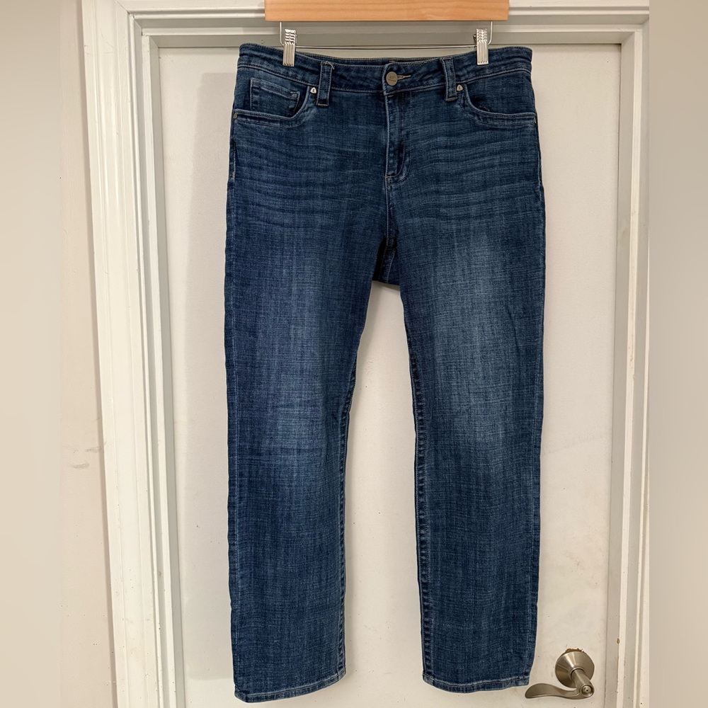 Kut from the Kloth Dark Wash Straight Leg Jeans -Size 12
